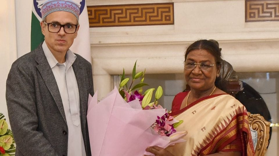 Jammu and Kashmir Chief Minister Omar Abdullah met President Murmu
