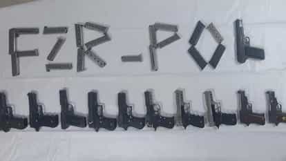 Firozpur Police seized 11 pistols and 7 magazines from two accused