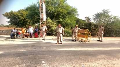 Kekri News: Kekri district police on alert mode after Samravata uproar, barricades installed on the borders