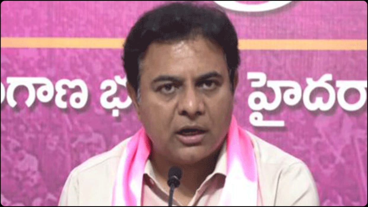 KTR cornered Telangana govt, took out protest in support of auto drivers, said- govt should fulfill promises