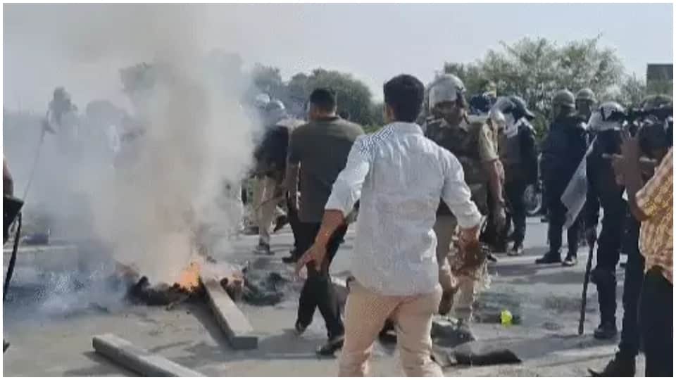 Rajasthan Sdm Slapped Case Naresh Meena Arrest Sparks Protests Roadblocks and Police Response With Tear Gas