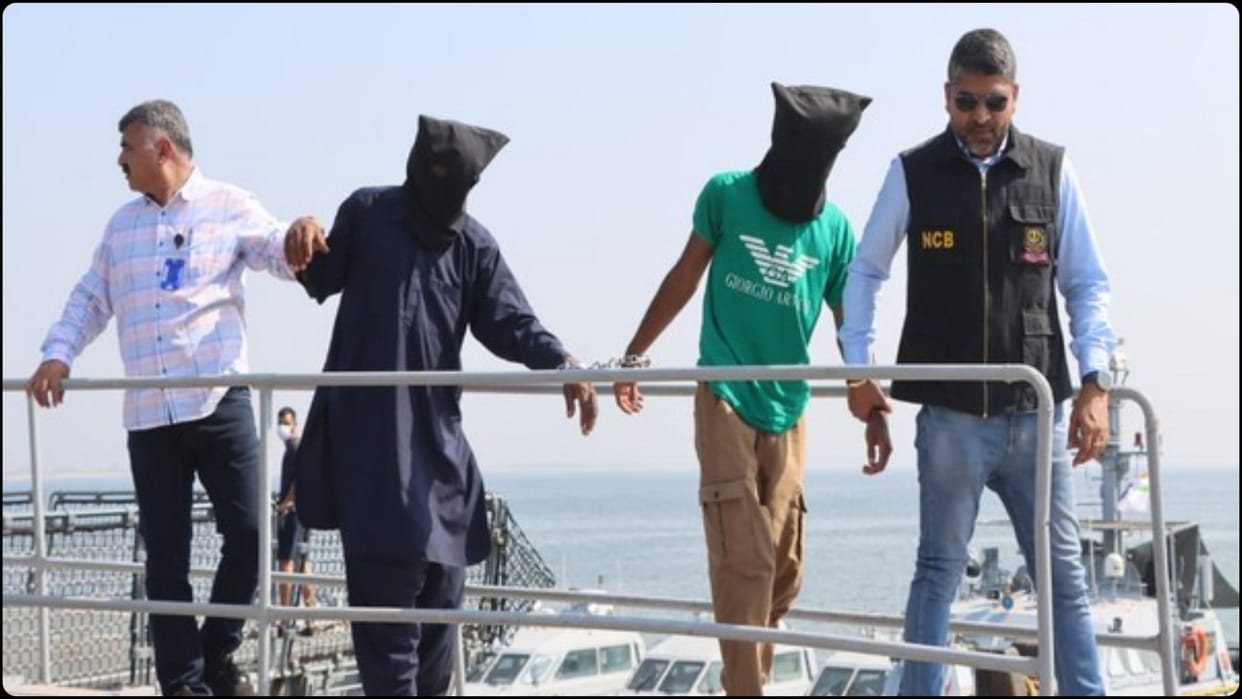 700 kg drugs seized, 8 Iranians caught in anti-narcotics operation along Gujarat coast