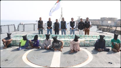 700 kg drugs seized, 8 Iranians caught in anti-narcotics operation along Gujarat coast