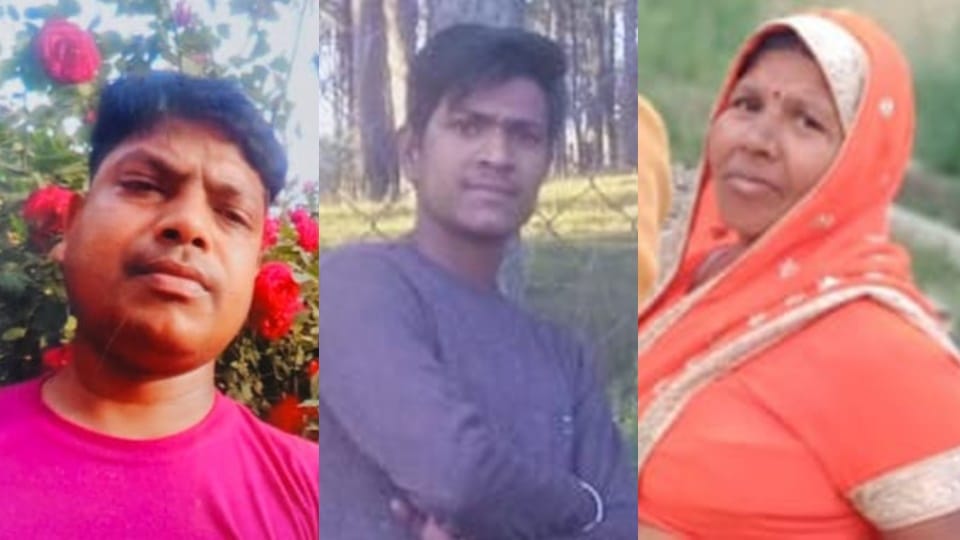 Three people including mother and son died in Amroha, son was taking his sick mother for treatment