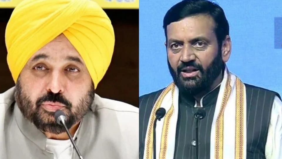 Row over Haryana assembly new building CM Nayab Saini targets Punjab cm