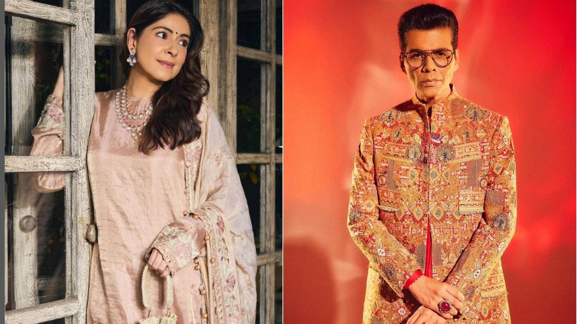 Bhavana Pandey says producer Karan Johar is an expert at both provocation and peace making