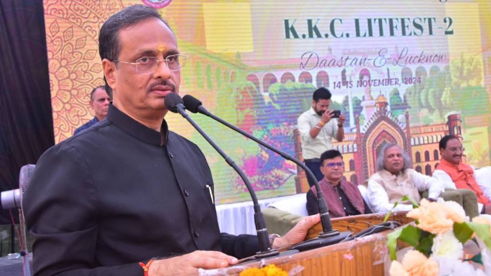 stage of stories set up literature festival in Lucknow Boys used to request at dargah to make KKC co-ed school