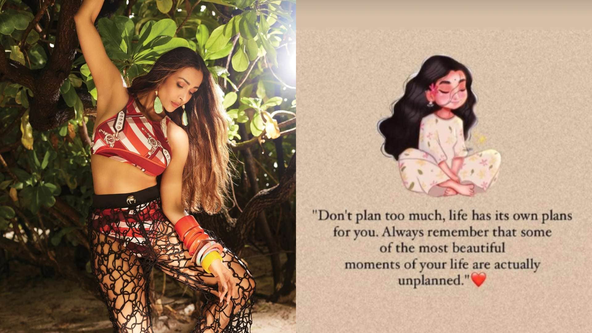 Malaika Arora cryptic post goes viral after separation from Arjun Kapoor said do not make plans