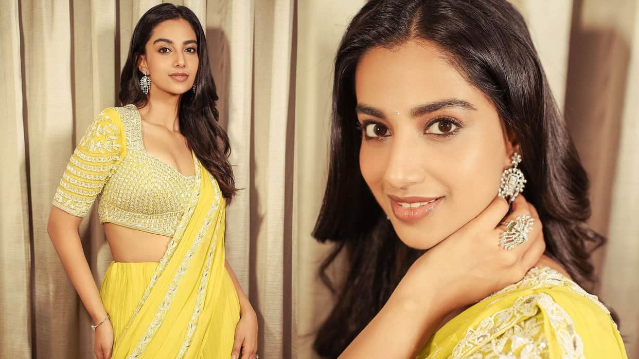 Meenakshi Chaudhary films matka khiladi Lucky Baskhar The Greatest of All Time Guntur Kaaram HIT second case