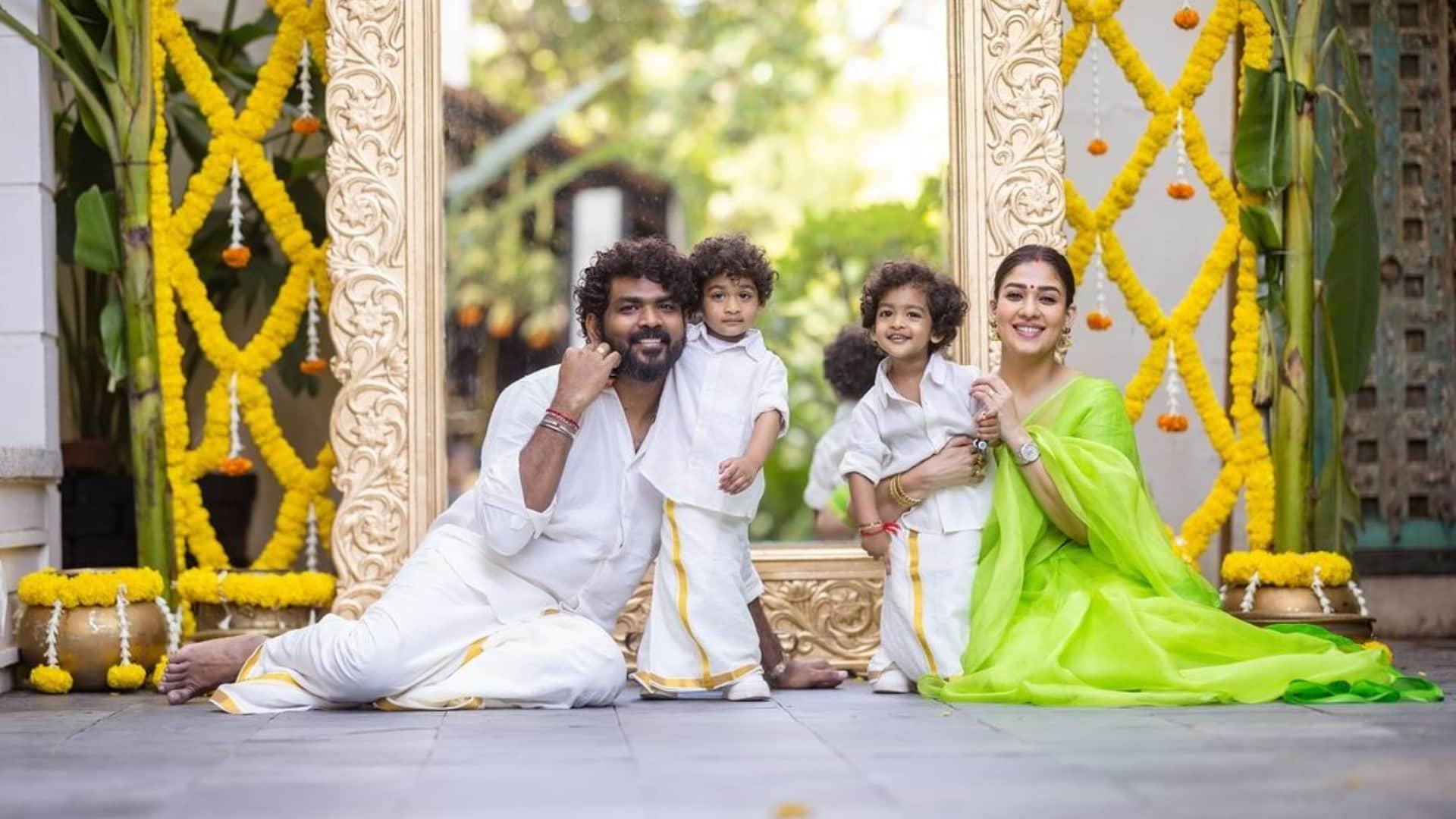 Nayanthara Birthday celebration Vignesh Shivan in que for 30 minutes fans praised couple