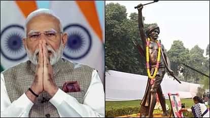 Birsa Munda Jayanti President Droupadi Murmu PM Modi jagdeep dhankhar and others pays tribute