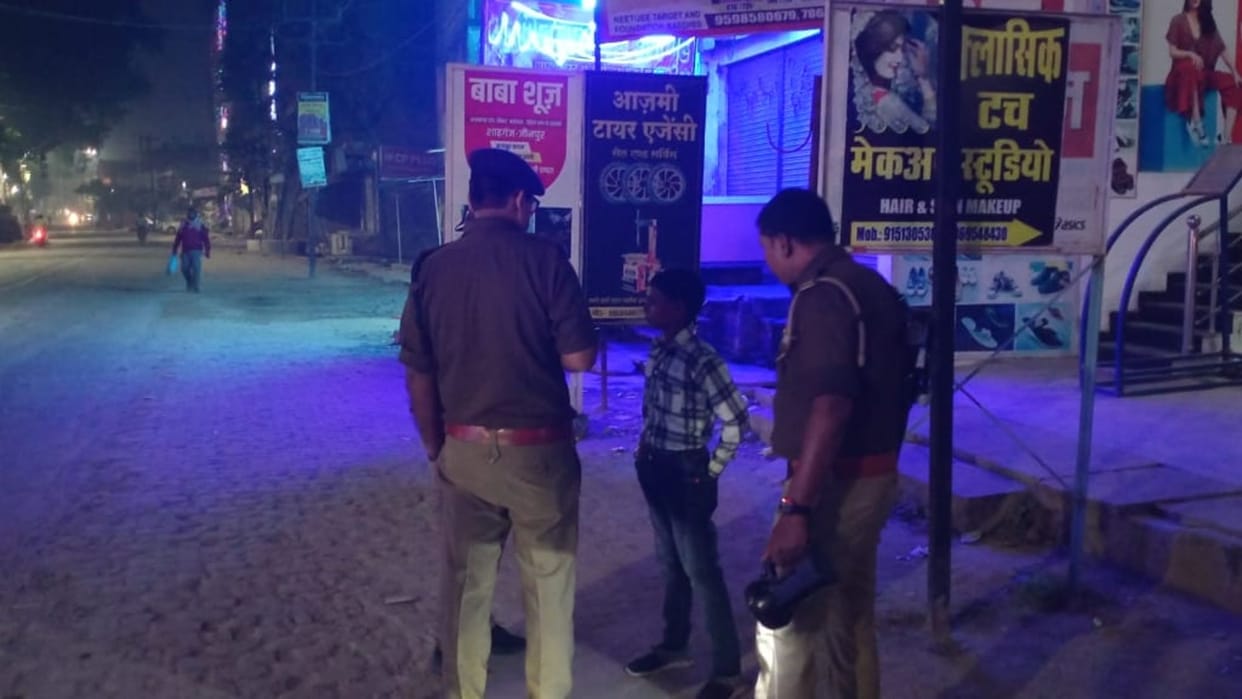 A young man was shot in the leg under suspicious circumstances