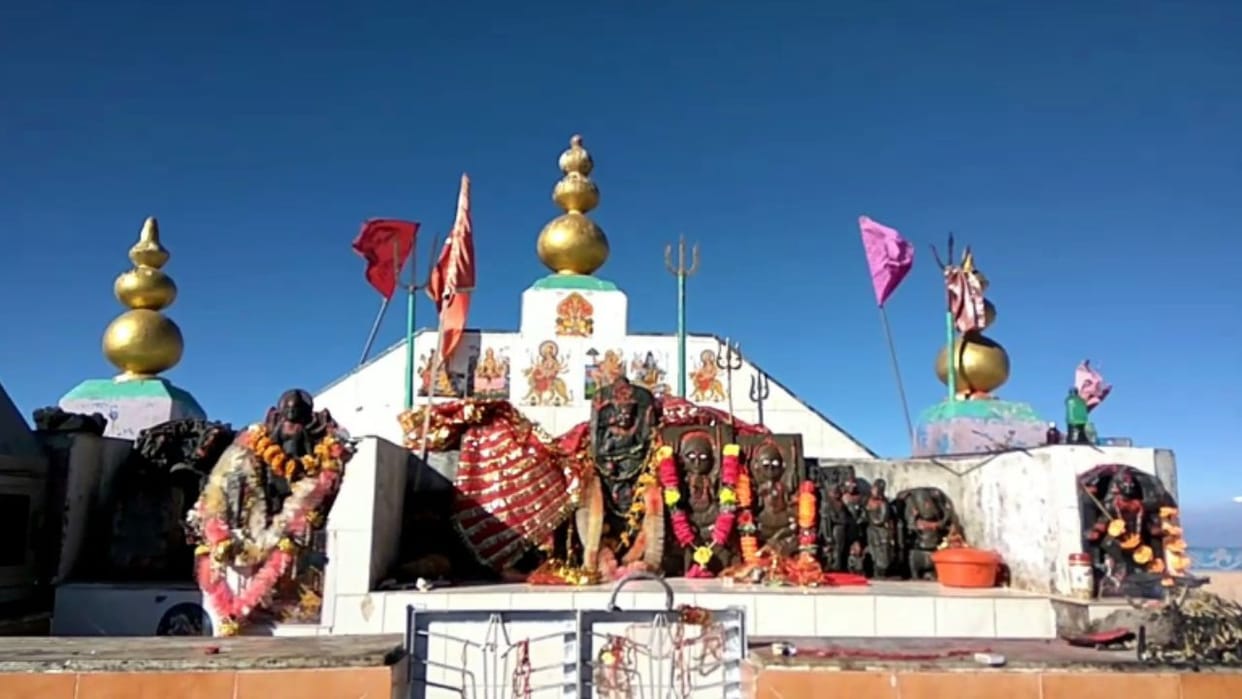 doors of Mata Shikari Devi Mandir are closed till the month of Chaitra