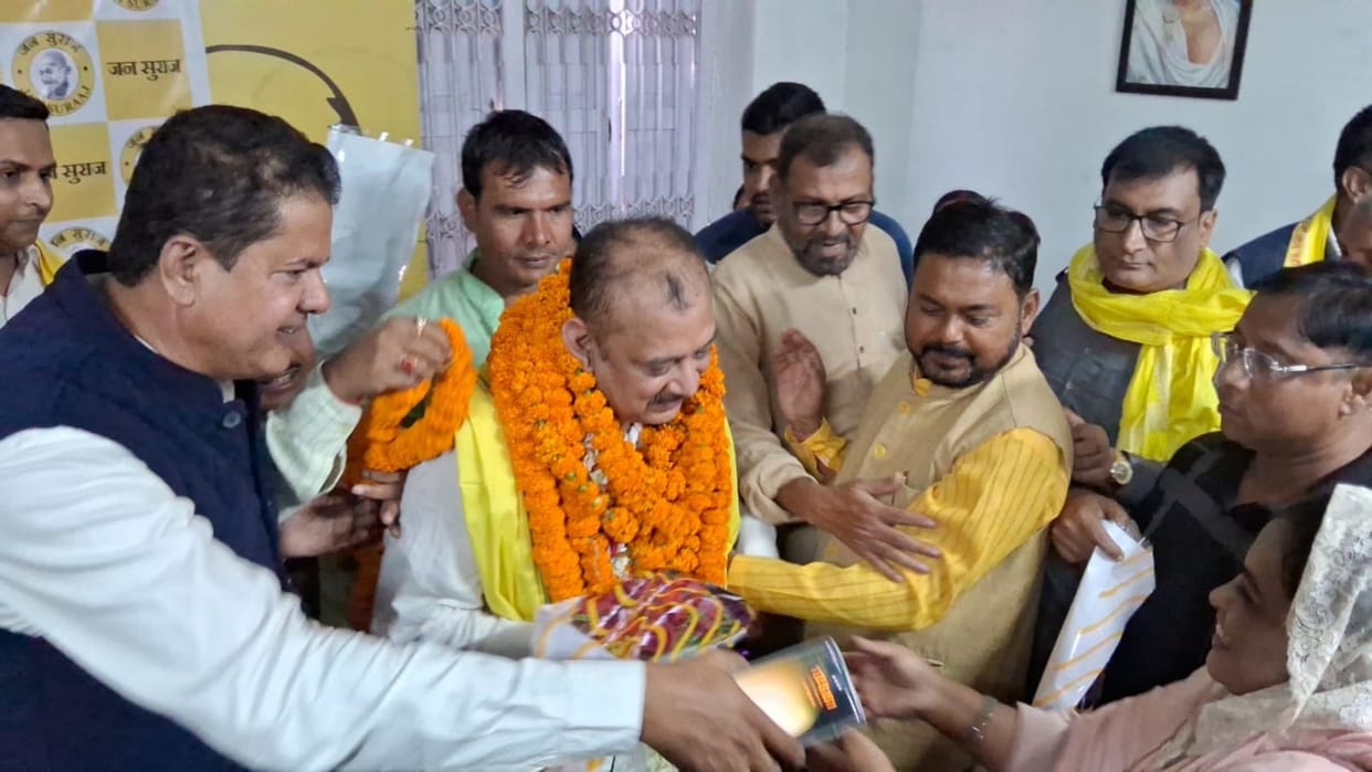 Tirhut Graduate By-election: Jan Suraj candidate Vinayak Gautam says I have come to do social service