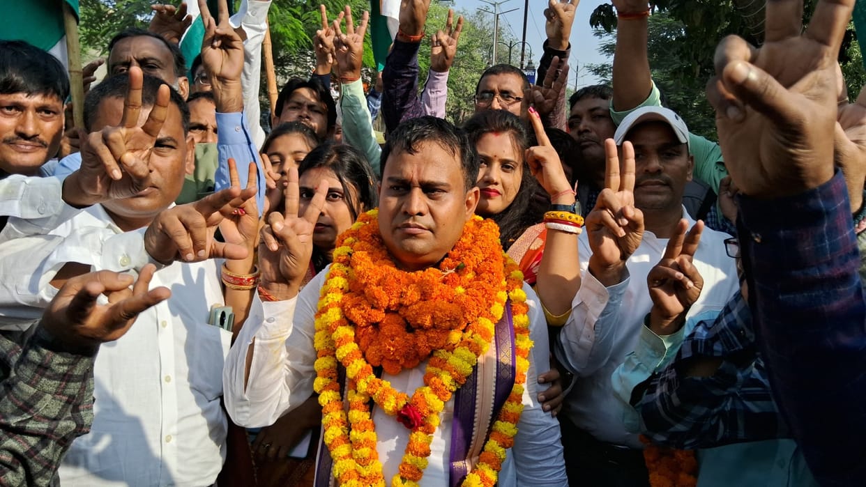 Tirhut Graduate Bypoll Vanshidhar Brijwasi filed nomination says fight for teachers rights is motive KK Pathak