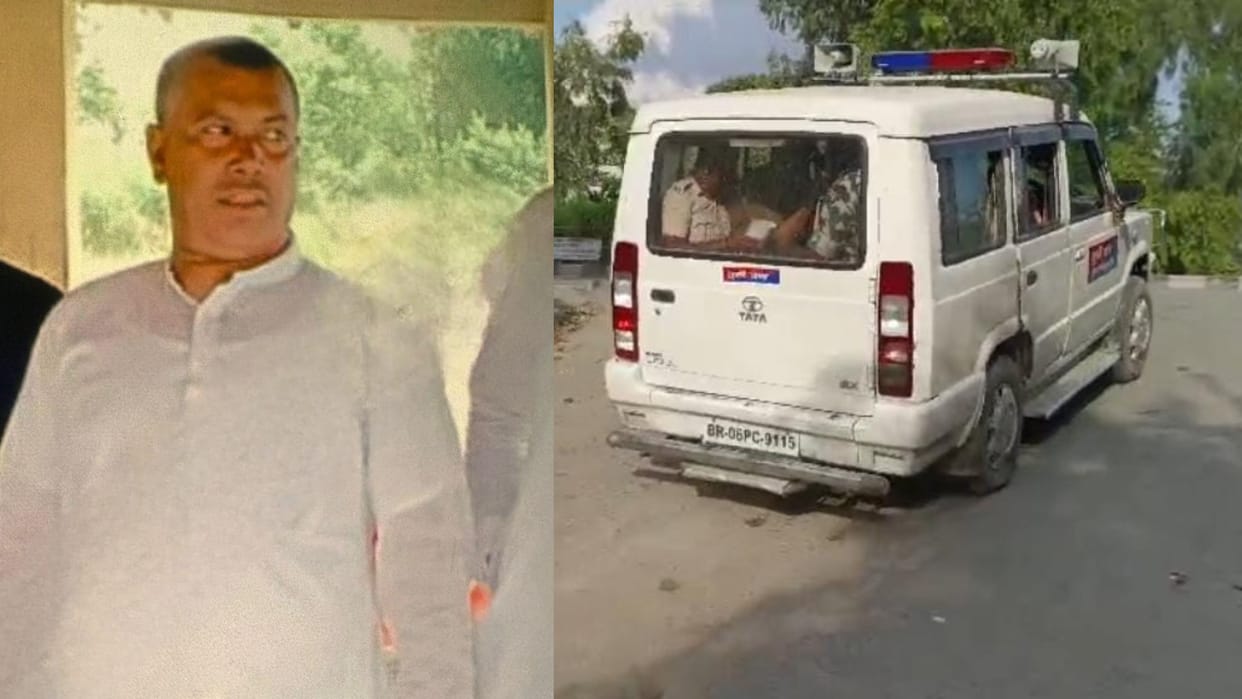 Bihar News : Bihar Police arrested Mukhiya in Muzaffarpur, accused of forcibly registering land