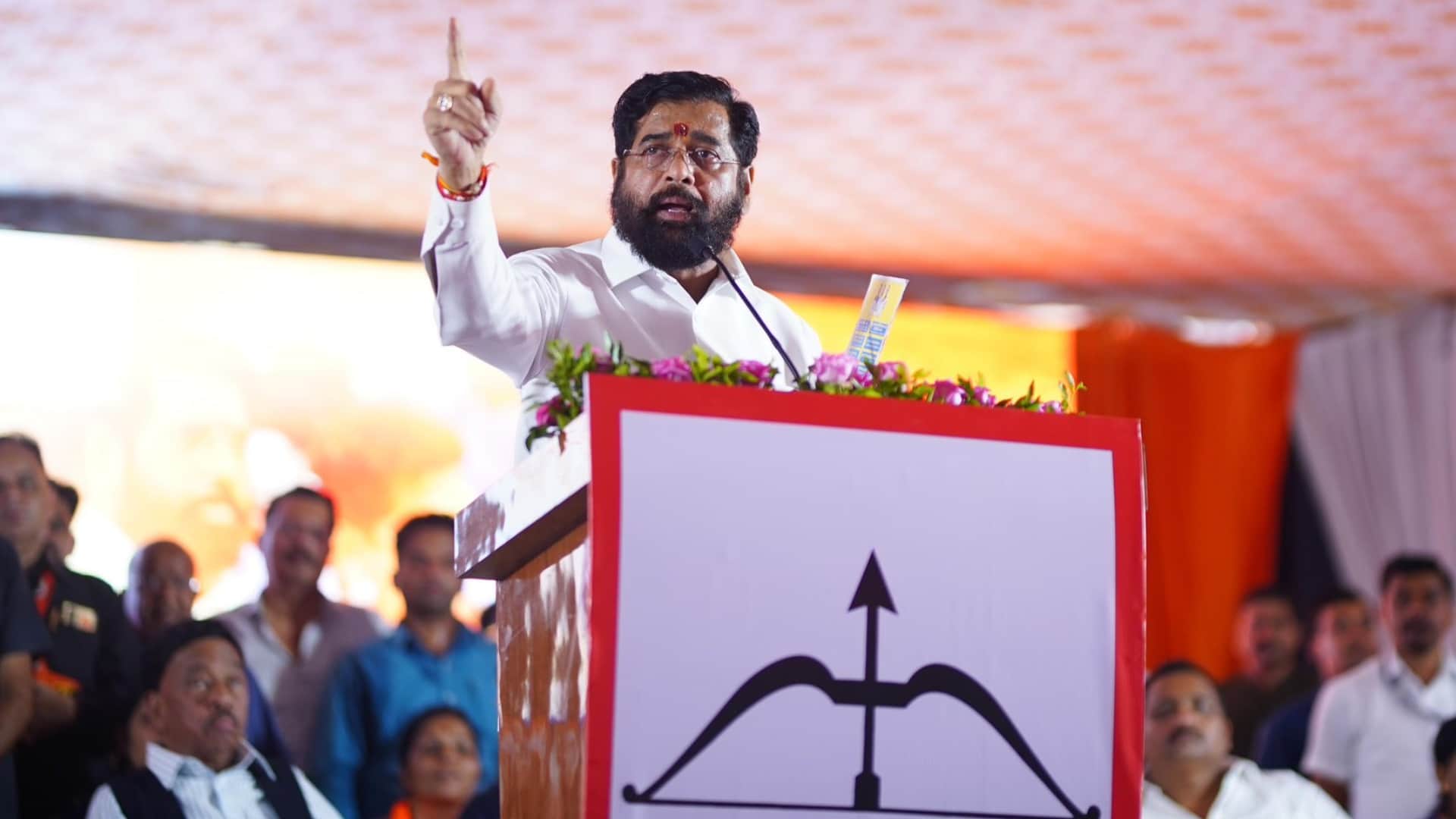 महाराष्ट्र के उपमुख्यमंत्री एकनाथ शिंदे।