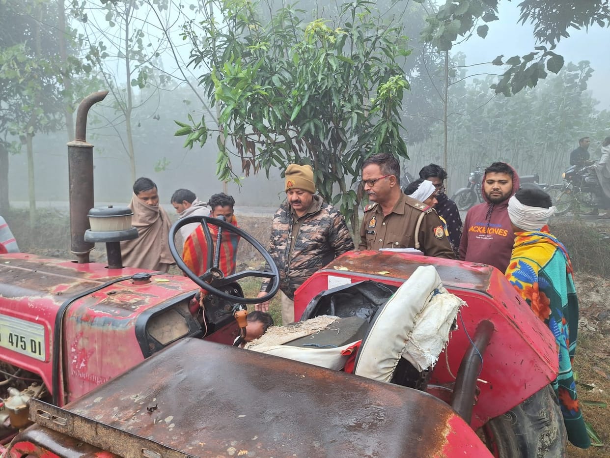 Saharanpur: Young man dies after being crushed under tractor wheels, family in shock