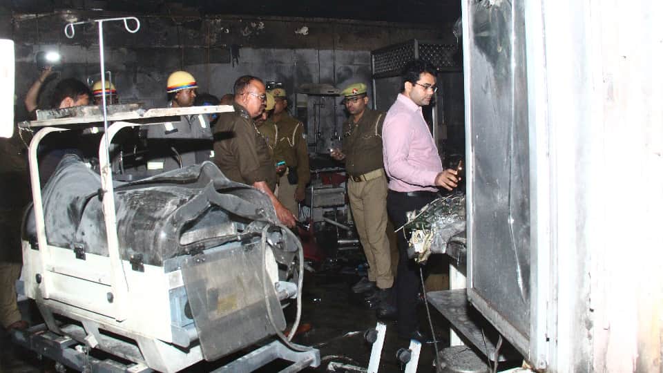 In Jhansi SNCU oxygen spread the fire