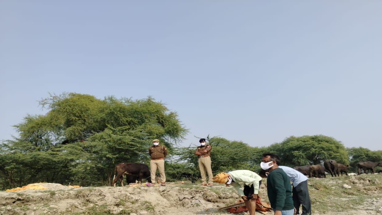 The body of a class five student was taken out from the grave on the orders of DM