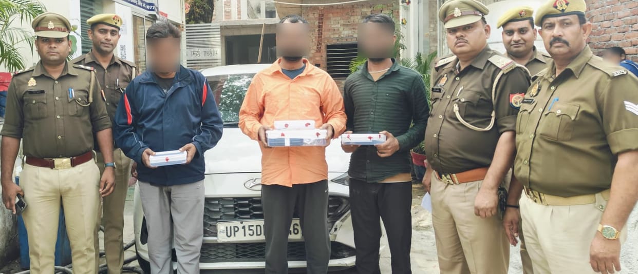 Three vicious members of Khat-Khat gang arrested police recovered 11 mobiles price in lakhs