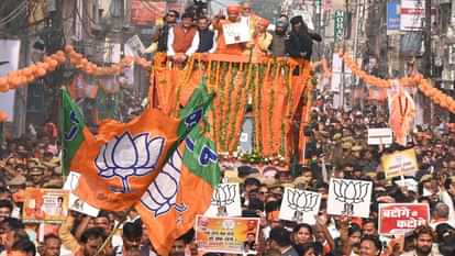 CM Yogi In Kanpur: People gathered in the Chief Minister's roadshow