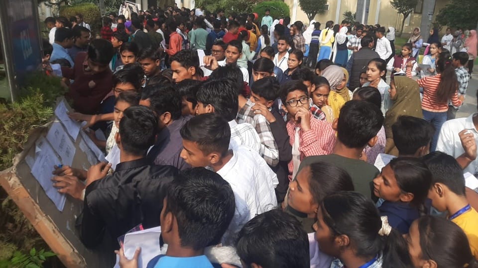 Atul Maheshwari Scholarship Exam-2024: Exam organized in all districts of Moradabad division, enthusiasm among