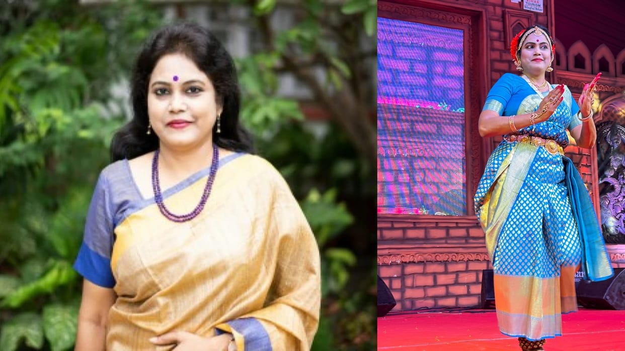 Bihar News : IAS Dr. N. Vijayalakshmi performed dance in Sonpur Mela saran news