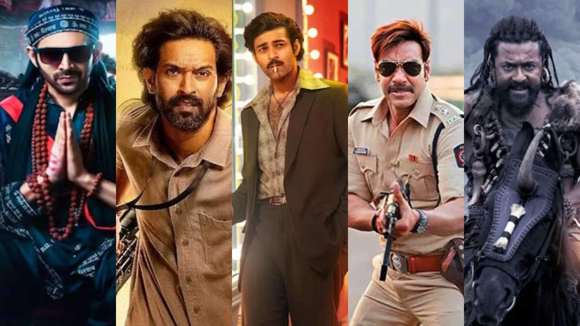 Box Office report bhool bhulaiyaa 3 the sabarmati report matka singham again kanguva latest collection