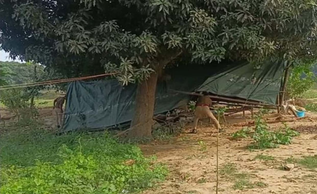 Farrukhabad: Ploughing of mustard crop on the confiscated land of mafia Anupam