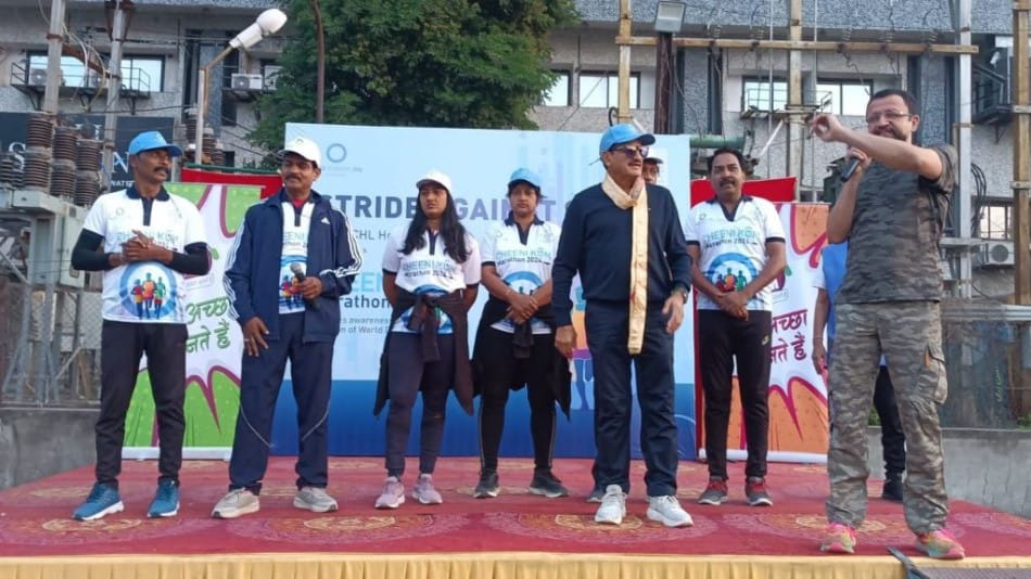 indore news diabetes run walk