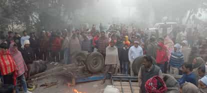 रूड़की दुर्घटना समाचार खानपुर में ट्रक ने भैंस बोगी को टक्कर मार दी, एक की मौके पर ही मौत हो गई
