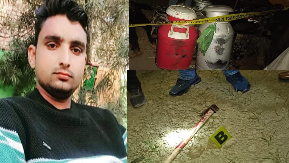 milkman was murdered by slitting his throat with a sharp weapon In Mathura