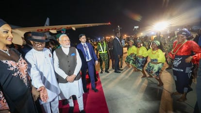 PM Narendra Modi West African Region Visit Updates Nigeria arrival 19th G20 Summit Brazil Guyana hindi news