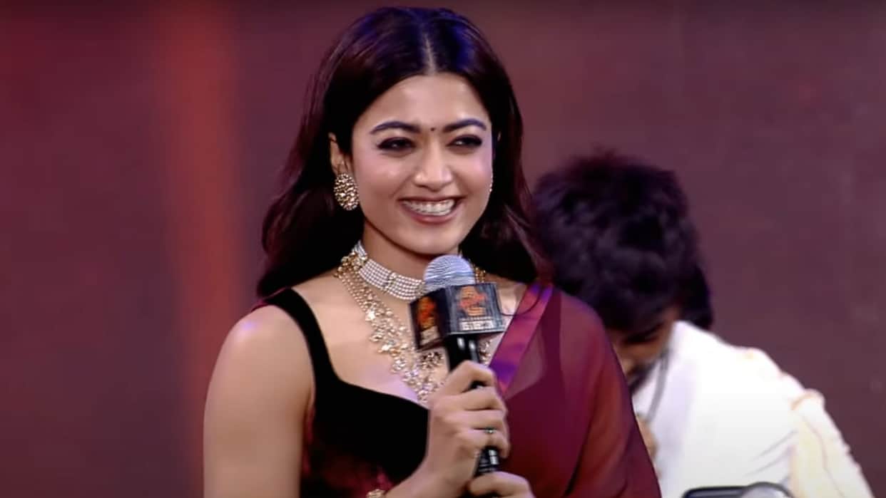 Pushpa 2 Trailer Launch Event Rashmika Mandanna Speaks in Bhojpuri in Patna Details Inside