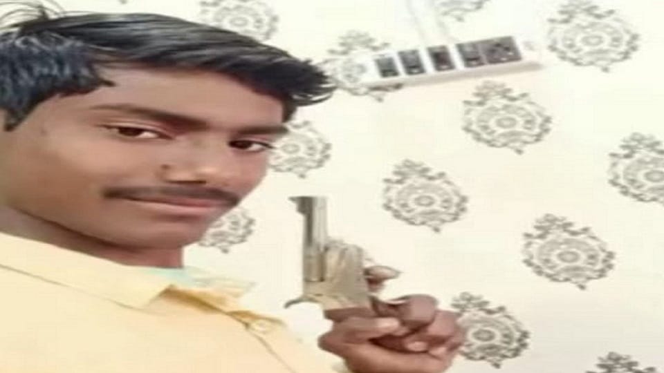 Posted video on social media waving gun