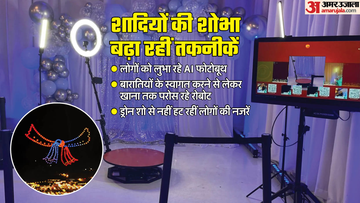 Wedding Season 2024 new trend in wedding with using AI robot and drone