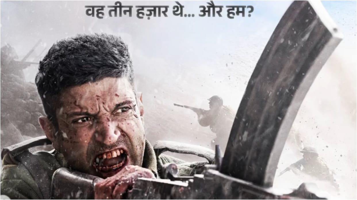 Farhan Akhtar Shares Poster of his Movie 120 Bahadur pays tribute to heroes of Rezang La on 62nd anniversary