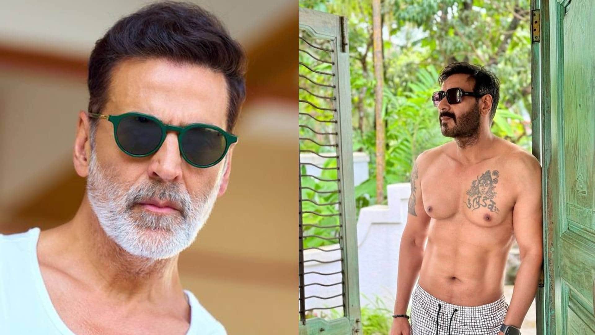 Singham Again star Akshay Kumar and  Ajay Devgn stated that their wife and kids get critical about his work