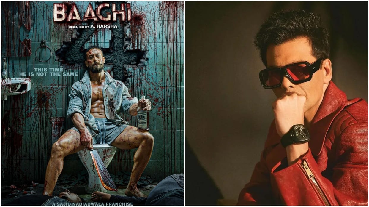 Karan Johar wishes Tiger Shroff and team for Baaghi 4 says sajid nadiadwala is visionary