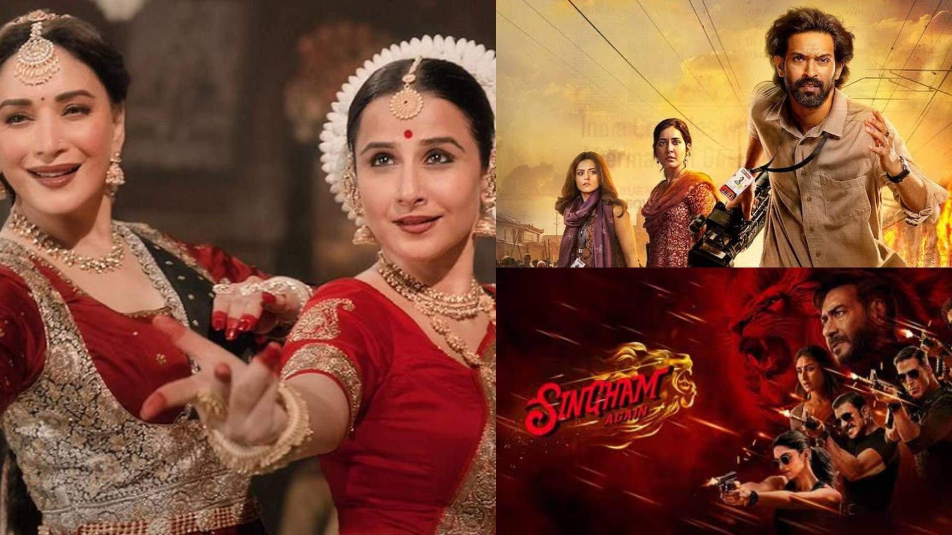 Box Office Collection Know  The Sabarmati Report Singham Again Kanguva Bhool Bhulaiyaa 3 Matka Earning