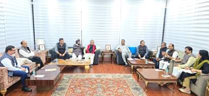 बीजेपी नेताओं की बैठक