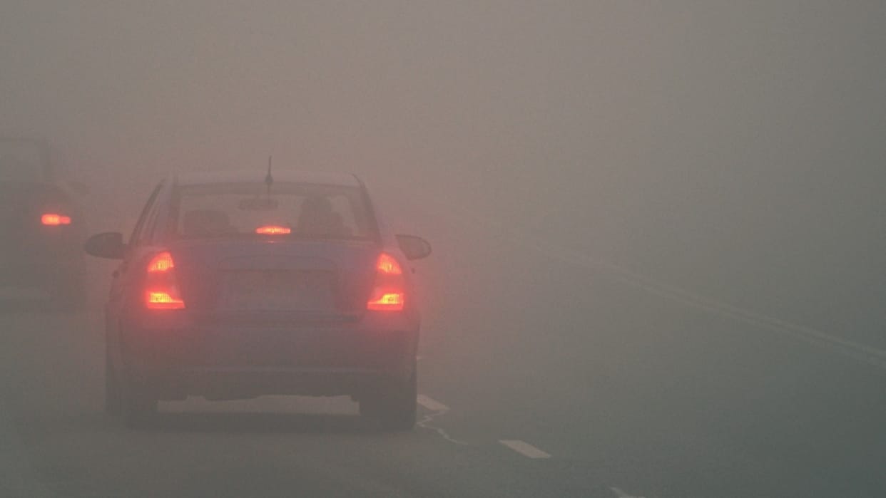 Fog in Punjab 100 meter visibility in Amritsar mercury recorded below normal