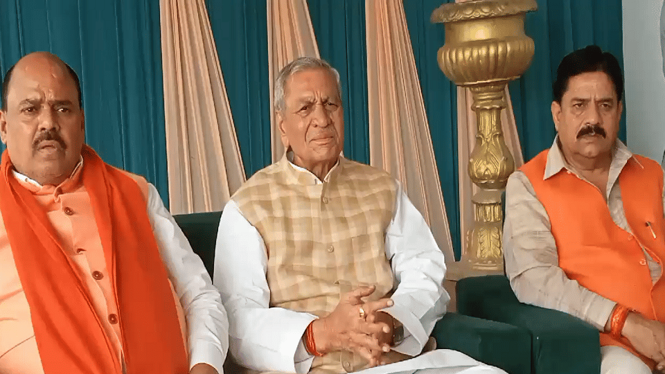 Minister in-charge in Bankner Chaudhary Lakshminarayan