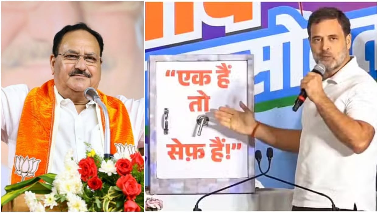 Maharashtra Assembly Election 2024 BJP JP Nadda attacks Rahul Gandhi over Constitution related claims news