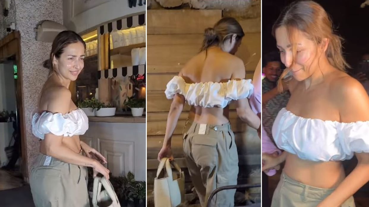 Malaika Arora Nearly Falls As She Steps Out For Dinner Watch Video goes viral report