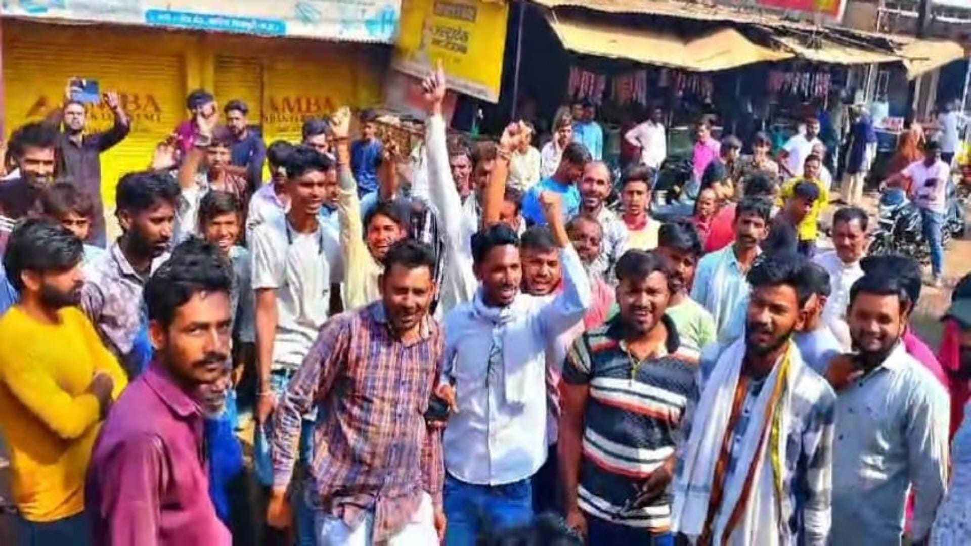 खाद के लिए चक्काजाम