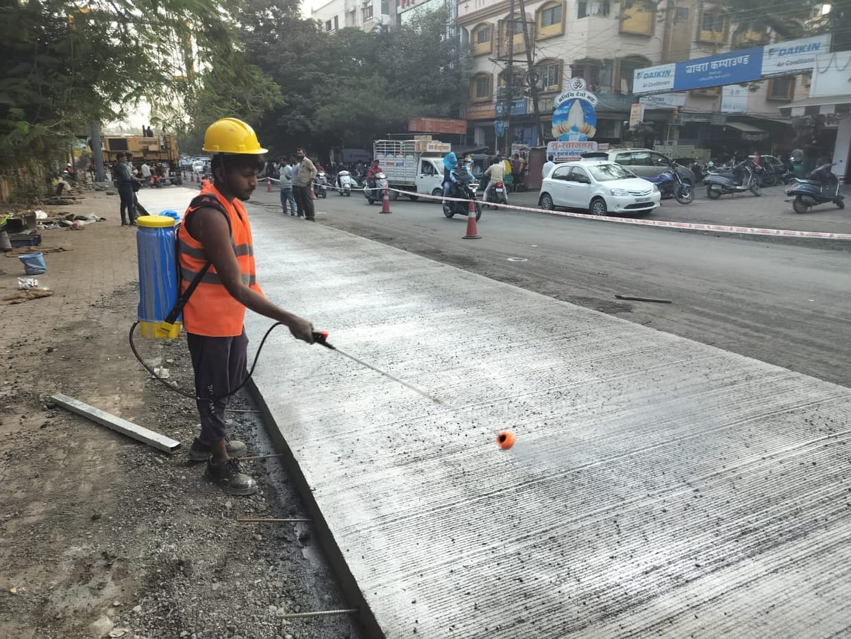 Indore: White topping road will be built instead of asphalt roads in Indore, work on the first road in the sta