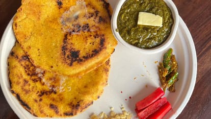 sarso ki Saag And Makke Ki Roti Recipe in hindi