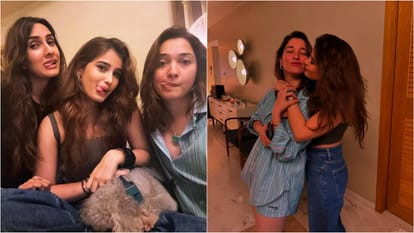 Sikandar ka Muqaddar star Tamannaah Bhatia host party on weekend with girl gang Rasha Thadani Diana joins